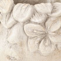 daiktų Augalų galvutė vazonas betoninis atrodo mergaitės galva H13,5cm
