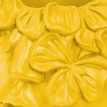 daiktų Augalo galvutės biustas iš polirezino sodinukas geltonas 13,5×13×14 cm