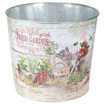 daiktų Vazonas vazonui apvalus metalinis Fresh Garden H21cm