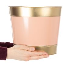 daiktų Metalinis augalų vazonas/gėlių vazonas/sodintuvas, Ø26cm, aukštis 22cm, 4 dalys