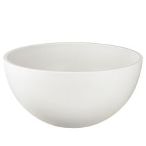 daiktų Augalų vazonas, plastikinis, apvalus, baltas, Ø25 cm, aukštis 12 cm