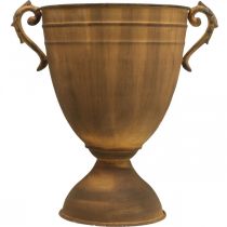 daiktų Augalų vazonas rust look taurė vaza metalinė Ø22,5cm H32,5cm