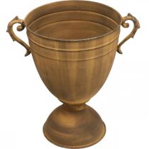 daiktų Augalų vazonas rust look taurė vaza metalinė Ø22,5cm H32,5cm