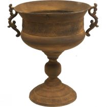 Planter rust look puodelio vaza didelė metalinė Ø29cm H39cm