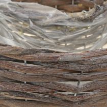 daiktų Mediniai rotango augalų žiedai, natūralios pilkos spalvos, Ø40/45 cm, 2 vnt. rinkinys.