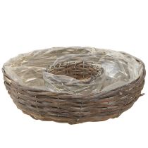 daiktų Mediniai rotango augalų žiedai, natūralios pilkos spalvos, Ø40/45 cm, 2 vnt. rinkinys.