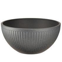 daiktų Augalų vazonas, plastikinis, antracito spalvos, Ø35cm, aukštis16.5cm