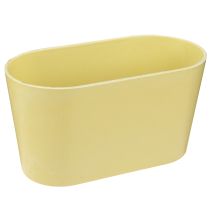 daiktų Augalų dubuo ovalus geltonas dekoratyvinis dubuo plastikinis 20×10×11cm 3vnt
