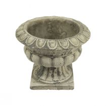 daiktų Augalų dubuo mažas vazono trofėjus antikvarinis betonas Ø15cm H13cm