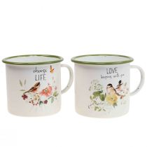 daiktų Augalų puodelis Emalio puodelis sodinimui Ø11cm