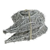 daiktų Baltojo vynmedžio augalo širdis, 30x23 cm, laidotuvių dekoracijų rinkinys, 2 dalys, kapo uždangalo dekoracijos