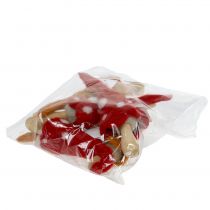 daiktų Dekoratyviniai veltinio grybai raudoni, oranžiniai, 6 vnt.