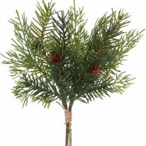 Deco šakelės Kalėdinės pušies šakelės dirbtinės 31cm 2vnt