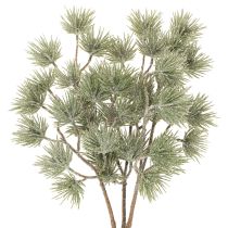 daiktų Dirbtinė eglės šaka, didelė pušies šaka žiemos dekoracijai, 55 cm, 3 vnt.