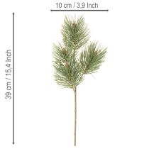 daiktų Dirbtinių pušies šakų dekoratyvinis ryšulėlis kompozicijoms 39cm 6vnt.