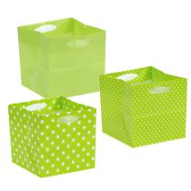 Plastikinis maišelis 12cm x 12cm x 12cm žalias rūšiavimas. 12 vnt