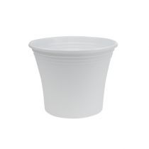 daiktų Plastikinis puodas “Irys” baltas Ø15cm H13cm 1 vnt