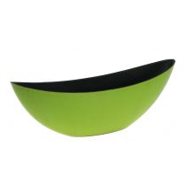 Deco dubuo augalų dubuo žalias juodas 34cm x 11cm H11cm