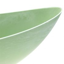 Dekoratyvinis dubuo, augalų dubuo, pastelinė žalia 55cm x 14,5cm H17cm
