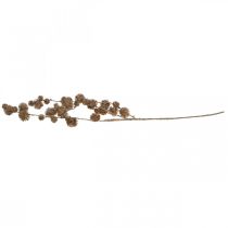 daiktų Dekoratyvinė platanos šakelė su vaisiais Rudens puošmena Dirbtinė platana Ruda L82cm Ø2-4cm