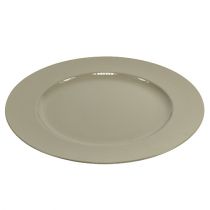 daiktų Įkroviklio plokštė Ø33cm platinos pilka