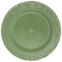 daiktų Žalia įkroviklio plokštelė Ø25cm