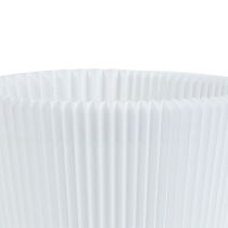 daiktų Plisuoti rankogaliai balti 10,5cm 100 vnt