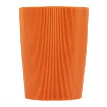 daiktų Plisuoti rankogaliai gėlių vazonams oranžiniai 12,5cm 100 vnt