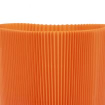 daiktų Plisuoti rankogaliai gėlių vazonams oranžiniai 12,5cm 100 vnt