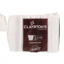 daiktų Plisuoti rankogaliai gėlių vazonams balti 14,5cm 100 vnt