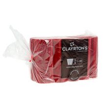 daiktų Plisuoti rankogaliai raudoni 14,5cm 100 vnt