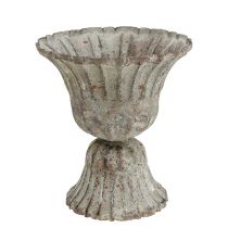 daiktų Puodelis pilkas antikvarinis vaizdas Ø12cm H13,5cm