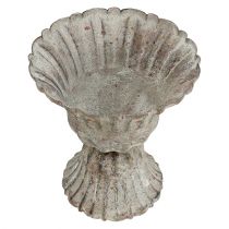 daiktų Puodelis pilkas antikvarinis vaizdas Ø12cm H13,5cm
