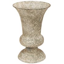 daiktų Taurė Vaza Metalinė Antikvarinė Dekoratyvinė Vazos Pagrindas Ø16.5cm H24cm