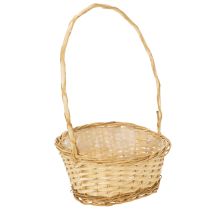 daiktų Dovanų krepšelis, maždaug 30 cm x 23 cm, šviesios spalvos