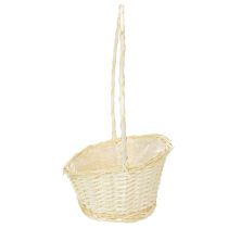 daiktų Dovanų krepšelis, maždaug 38 cm x 27 cm, šviesios spalvos