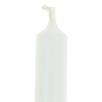 daiktų Piramidės žvakės baltos mažos žvakės 6,5cm 24 vnt