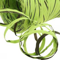 Rafijos juostelė žalia, ruda, polirafija 200m