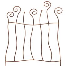 daiktų Grotelės, laipiojimo priemonė, lenktas metalas, meniška sodo puošmena, 72 cm