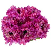 daiktų Dirbtinė ranunkulo gėlė, detali svetainės ir biuro dekoravimo kopija, 55 cm, 6 vnt.