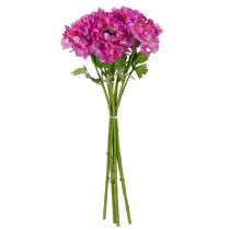 daiktų Dirbtinė ranunkulo gėlė, detali svetainės ir biuro dekoravimo kopija, 55 cm, 6 vnt.