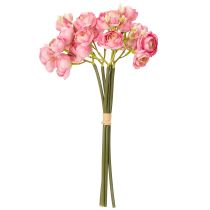 daiktų Dirbtinių vėdrynų puokštė, stilinga stalo dekoracija, 32 cm, 5 dalys