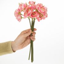 daiktų Dirbtinių vėdrynų puokštė, stilinga stalo dekoracija, 32 cm, 5 dalys
