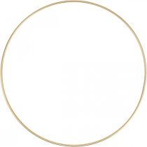 Metalinis žiedo dekoro žiedas Scandi žiedas deco kilpa auksinis Ø40cm 4vnt