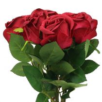 Rožė raudona 44cm 6vnt