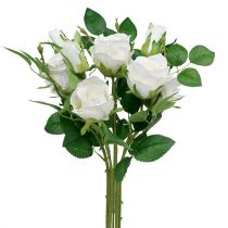 Rožių puokštė balta L46cm