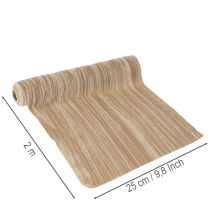 daiktų Stalo takelio aksominė juostelė susmulkinto aksomo 25cm 2m