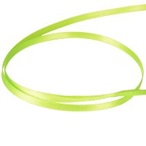 daiktų Satininė juostelė dovanų juostelė šviesiai žalia dviguba satino 3mm 50m