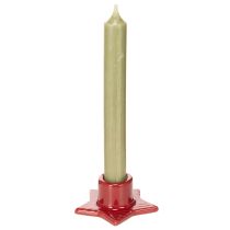 daiktų Žvaigždės formos žvakidės kūginėms žvakėms, Advento ir Kalėdų, 8 cm, 2 vnt.