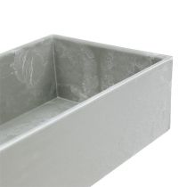 daiktų Dubuo kvadratinis pilkas 20cm x 10,5cm H5cm